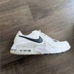 Women’s Nike Air Max Excee White and Black Sneakers, 11